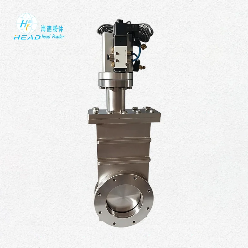 Pneumatic slide gate valve