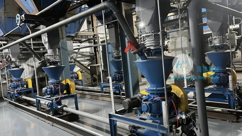 Sistema ng pneumatic conveying para sa potassium chloride Sistema ng pneumatic conveying para sa potassium chloride