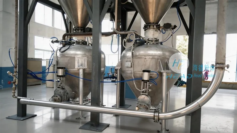 Sistema ng pneumatic conveying para sa mga granula ng urea Sistema ng pneumatic conveying para sa mga granula ng urea