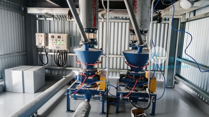 Sistema ng pneumatic conveying para sa calcium chloride