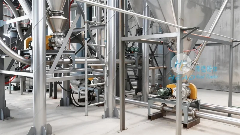 Sistema ng pneumatic conveying para sa pulbos na Mica