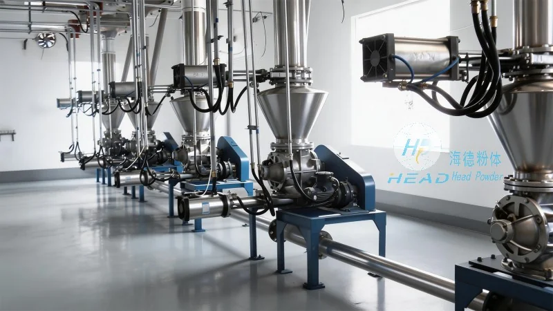 Solusyon sa Pneumatic na Paghahatid ng Pulbos ng Silicon Nitride