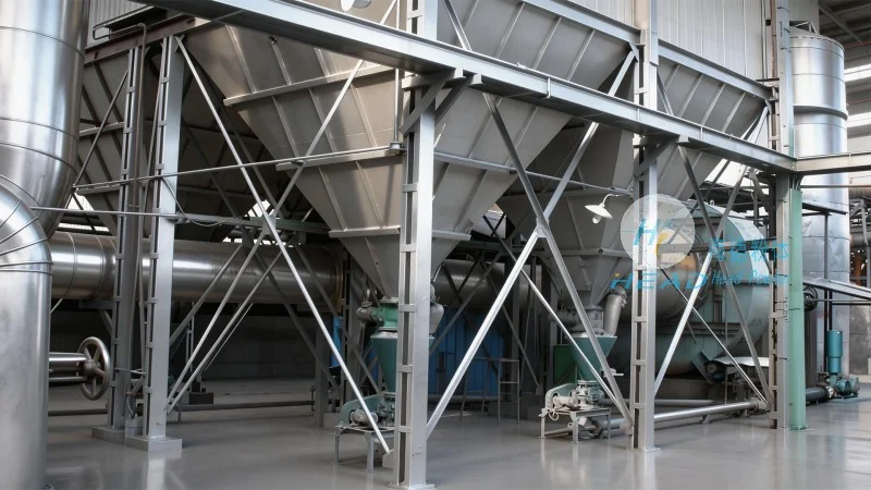 Sistema ng pneumatic conveying para sa pulbos na karbon