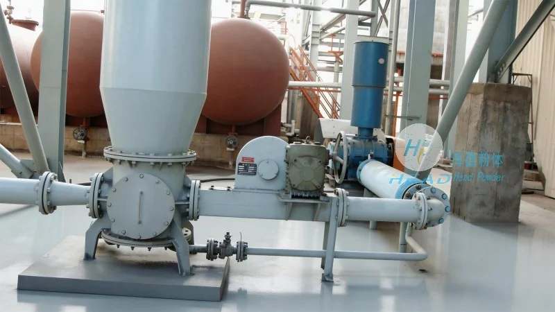 Alemanya, Leipzig: Proyek ng Paglalagay ng Pulbos na Aktibong Karbon para sa Denitrifikasyon, Pneumatic na Transportasyon