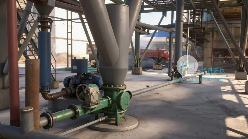 Sistema ng pneumatic conveying para sa pulbos na sulfate ng iron