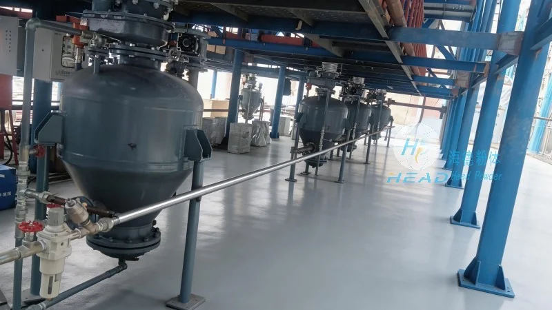 Sistema ng pneumatic conveying para sa pulbos na phosphate rock Sistema ng pneumatic conveying para sa pulbos na phosphate rock