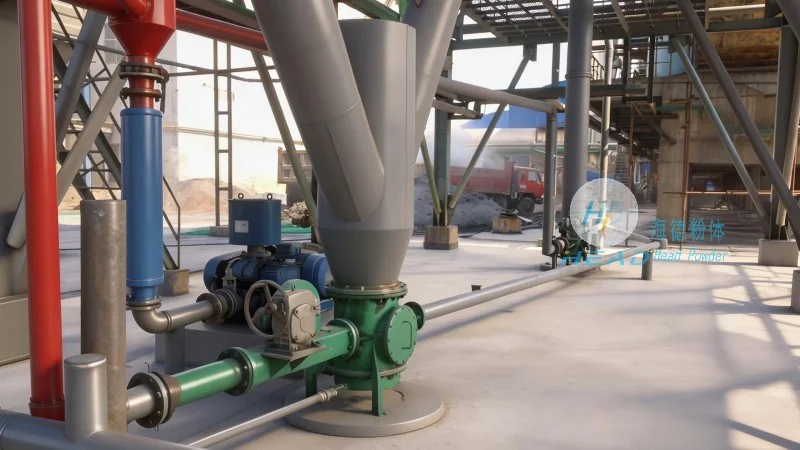 Phuket, Thailand: Kaso ng paglilipat sa pamamagitan ng pneumatic na sistema para sa pulbos ng graphite ng baterya ng lithium sa pamamagitan ng mga bin pump