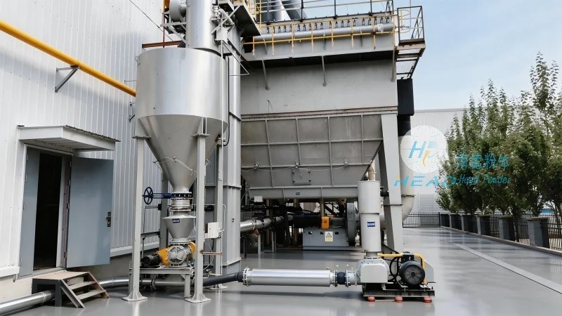 Hamburg, Germany Fine Chemical Dye Powder Closed Pneumatic Conveying Project