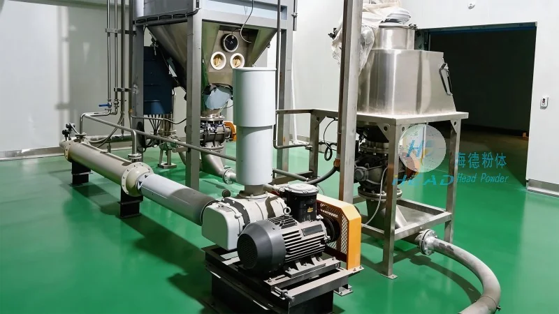 Proyekto ng Pneumatic na Paghahatid para sa Ultra-madilim na Pulbos ng Baterya ng Lithium sa Kobe, Japan