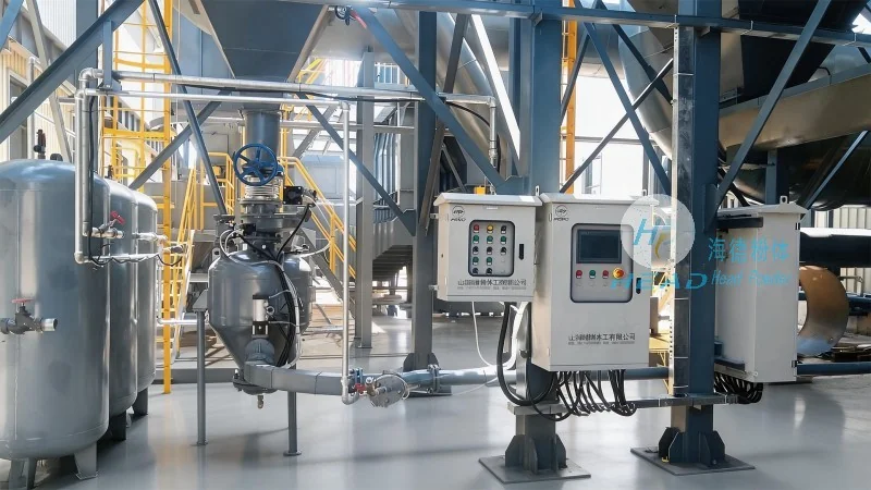 Sistema ng pneumatic conveying para sa mga materyales sa filter ng alikabok at mga materyales sa pag-iimpake Sistema ng pneumatic conveying para sa mga materyales sa filter ng alikabok at mga materyales sa pag-iimpake