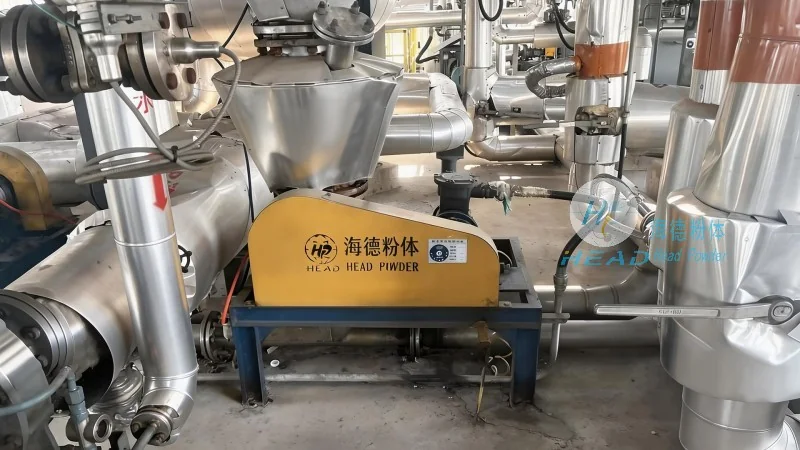 Port Moresby, Papua New Guinea: Inorganikong Salt Powder Bin Pump Pneumatic Conveying Project