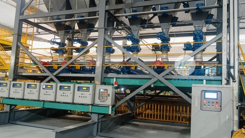 Sistema ng pneumatic conveying para sa mga butil ng compound fertilizer Sistema ng pneumatic conveying para sa mga butil ng compound fertilizer